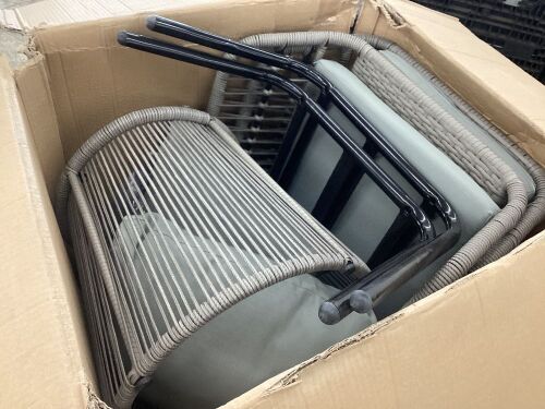 Vingli Patio Chairs & Table - Loose Hardware - Lot 542