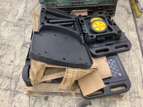 Lot of (2) Janitorial Carts - Incomplete - Lot 257