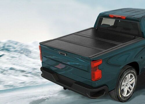 Hard Lock Tri-Fold Tonneau Cover For 2009-2018 Dodge Ram 1500 5.8FT Bed - Lot 35