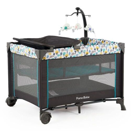 Portable Baby Playpen with Detachable Bassinet and Changing Table  - Lot 459