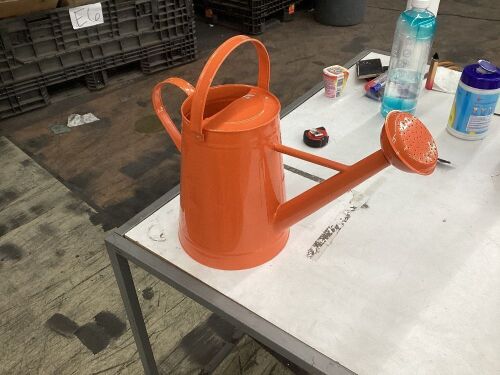 Orange Watering Can  - Lot 425