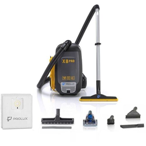 Prolux X8 Pro Commercial Backpack Vacuum w/ Deluxe 1 1/2" Tool Kit  - Lot 366