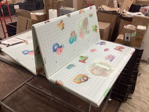 NOONKTY Extra Large Foldable Foam Play Mat  - Lot 342