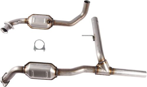 BoardRoad Left Right Catalytic Converter Direct Fit Stainless Steel for 2004-2008 F150 5.4L V8  - Lot 349