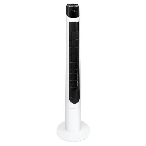47in Quiet Oscillating Tower Fan w/ 3 Adjustable Wind Speeds, 3 Air Settings, Remote Control, Timer - Lot 306