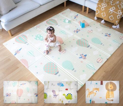 Easy Baby Foldable Foam Play Mat 6.5' x 10'  - Lot 139