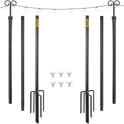 VEVOR 9.7' String Light Poles, 2 pack - Lot 271
