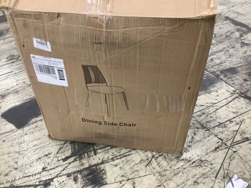 Homtique Dining Side Chair, Black  - Lot 287