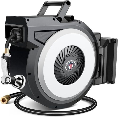 BSTOKCAM Retractable Garden Hose Reel 1/2" x 100ft - Lot 59