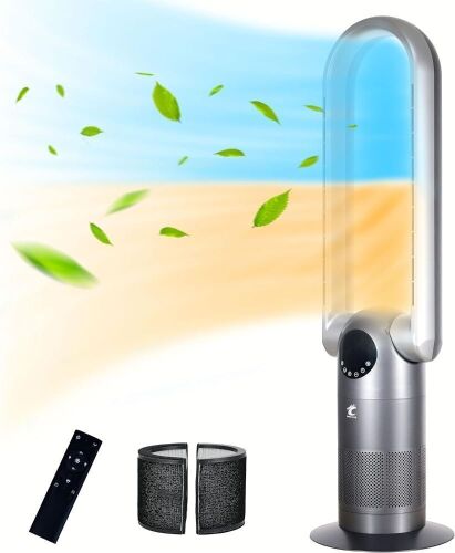 Ocean Loong 1500W Space Heater & 38.6” Bladeless Tower Fan - Lot 363