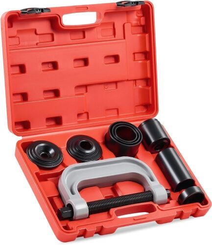 OMT Heavy Duty Ball Joint Press & U Joint Removal Tool Kit with 4x4 Adapters, for Most 2WD and 4WD Cars and Light Trucks  - Lot 31
