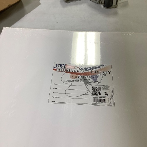 u.s Art Supply Liberty Series 18" X 24" 4 pack canvas panels  - Lot 171