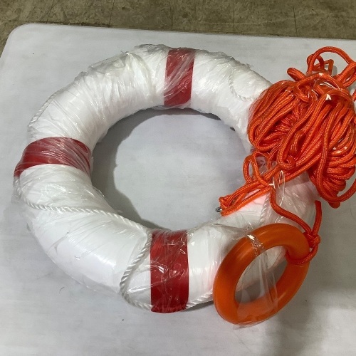 life ring buoy with rope - Lot 172