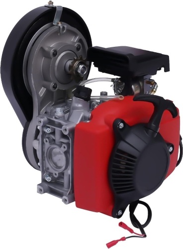Upyouths 49CC 4-Stroke Gas Petrol Motorized Bike DIY Engine Motor Kit Bike Engine Bicycle Motor Set Gas Motorized Chain Drive Bicycle Scooter Conversion Kit for Bikes with 26'' Frames Air-Cooled  - Lot 358A