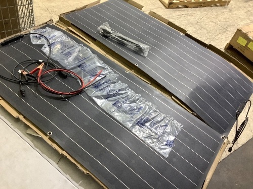 2 panels 46 X 21 solar panels  - Lot 394A