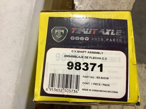 C.V. Shaft Assembly 98371 - Lot 405A