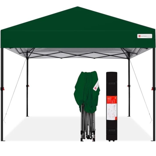 One-Person Setup Instant Pop Up Canopy w/ Wheeled Bag - 10x10ft  - Lot 414A