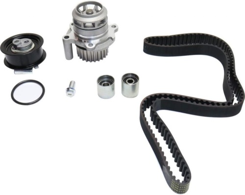 Compatible With Volkswagen GTI Timing Belt Kit 2006 2007 2008 | w/Water Pump | 4 Cyl | 2.0L Engine | TCKWP334 - Lot 427A