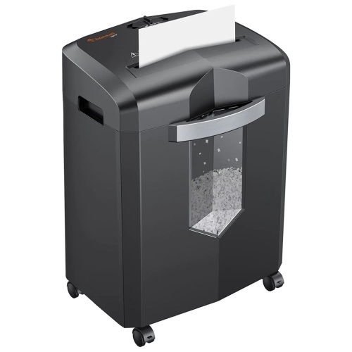 Bonsaii 12-Sheet Micro Cut Shredders for Home Office, 60 Minute P-4 Security Level Paper Shredder for CD, Credit Card, Mails, Staple, Clip, with Jam-Proof System & 4.2 Gal Pullout Bin C266-B - Lot 182