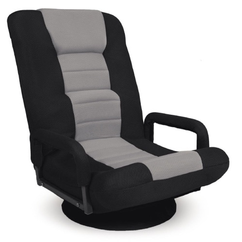 Gaming Floor Chair w/ 360-Degree Swivel, Armrest, Adjustable Backrest 22.5"(L) x 22"(W) x 30"(H) - Lot 201
