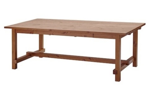 NORDVIKEN Extendable table, antique stain, 82 5/8/113 3/4x41 3/8 " $699.00 - Lot 42