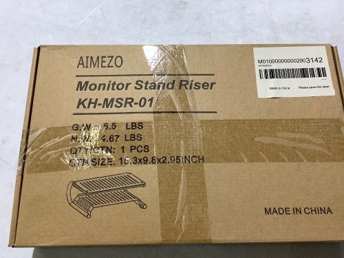 Monitor stand riser case of 10 - Lot 137