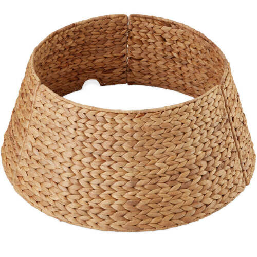 Woven Hyacinth Christmas Holiday Tree Collar - 24in - Lot 6477