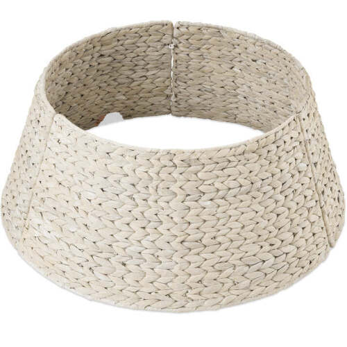 Woven Hyacinth Christmas Holiday Tree Collar - 24in - Lot 6499