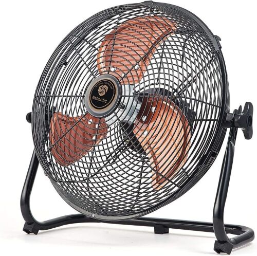 Netmetic 12" Cordless Rechargeable Outdoor Fan with Metal Blades - Lot 180
