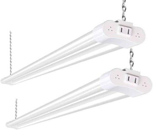 Lot of (2) 2 Pack 4FT Linkable LED Shop Light, 42W, 5000k - Lot 228