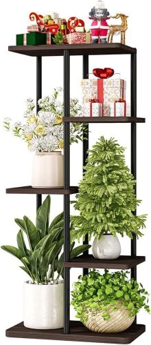 Bamworld Indoor Metal Plant Shelf 5 Tier - Loose Hardware - Lot 610