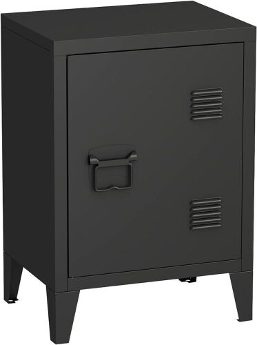 MIOCASA Metal Nightstand with Shelf - Lot 641