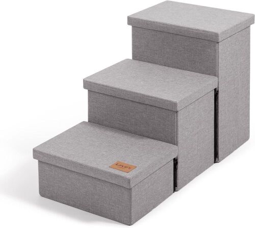 Love's Cabin Pet Stairs with Storage  - Lot 669