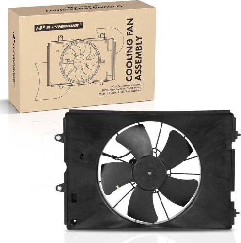 A-Premium Engine Radiator Cooling Fan Assembly Compatible with Honda Ridgeline 2006-2008 - Lot 681