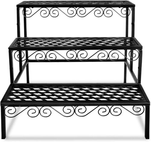 FOYUEE Metal 3 Tier Plant Stand - Lot 705