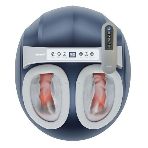 Tranqwil Foot Massager Machine with Heat, Shiatsu Massage, Kneading, and Vibration - Lot 734