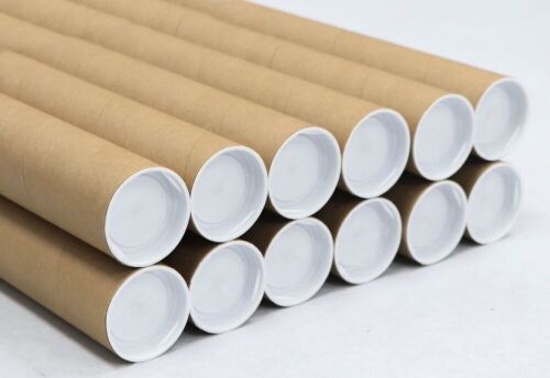 Lot of (2) MagicWater Supply Mailing Tubes with Caps, 2 in x 12 in, 12 Pack  - Lot 737