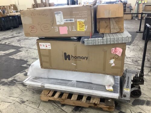 Pallet of Incomplete Furniture - Uninspected - Lot 746