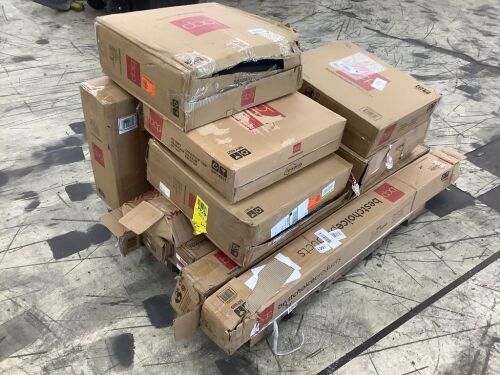 Lot of (6) Patio Umbrellas & (6) Bases - Uninspected - Lot 749