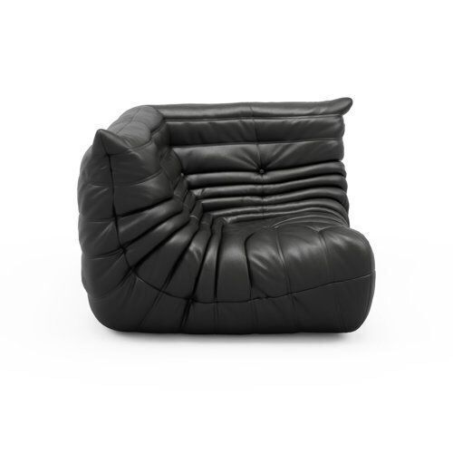 Faux Leather Bean Bag Sofa - Lot 28