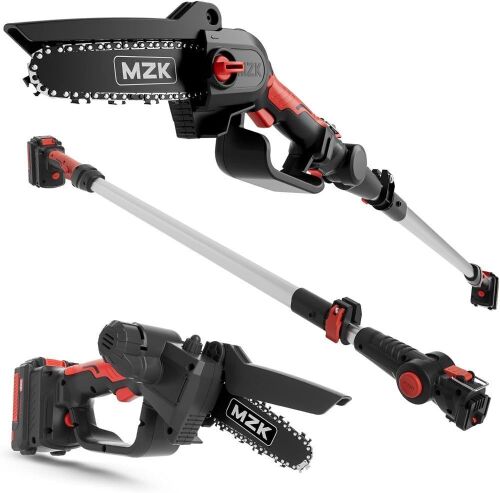 MZK 2-in-1 Cordless Pole Saw & Mini Chainsaw - Lot 505
