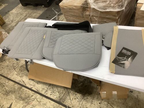 Full-coverage PU Leather Front Seat Covers - Lot 513