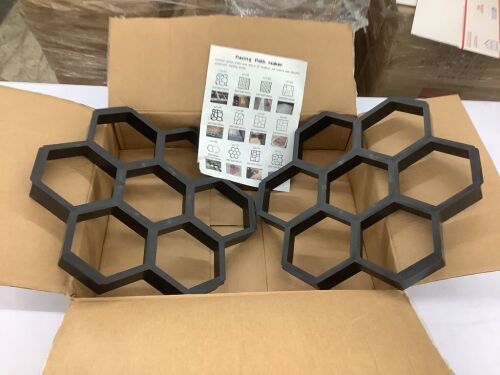 Lot of (2) Honeycomb Concrete Paving Moulds  - Lot 527