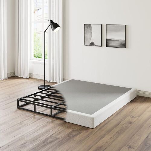 EZBeds 7 inch Metal Queen Box Spring with Fabric Cover - Lot 529