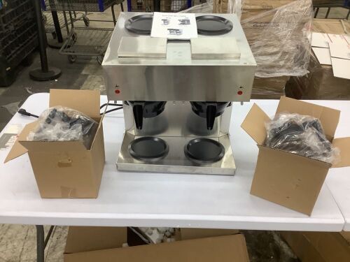 Stainless Steel Commercial Coffee Maker - Heavily Dented - Lot 534