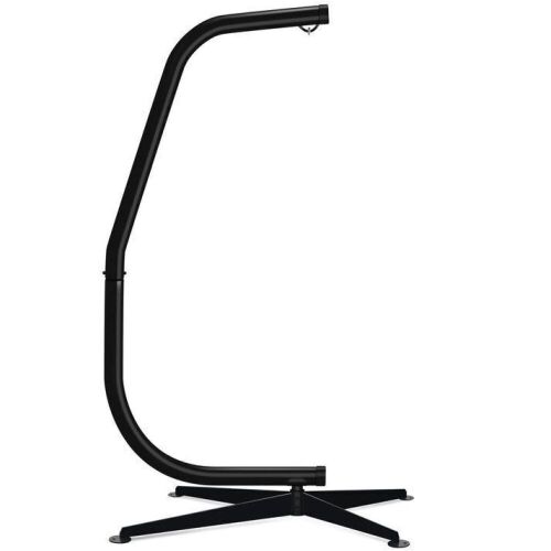 Curved Hanging Hammock C-Stand w/ All-Weather, Steel Frame - Stand Only  - Lot 539
