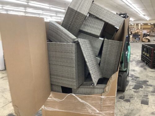 Pallet of BCP Wicker Sectional Pieces - Lot 422