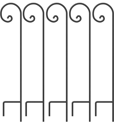 BEAU JARDIN 5 Pack Garden Shepherd Hooks - Lot 580