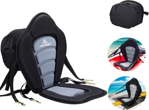 JAYEGT Comfort Sit On Top Kayak Backrest Seat  - Lot 561