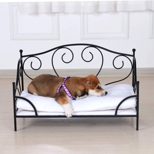 BabyLand Pet Bed Sofa with Iron Frame, Detachable Cushion - Lot 550